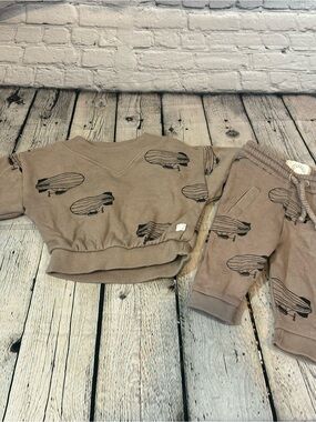 Sproet & Sprout Blimp Pattern Baby Jogger Set